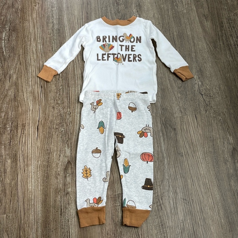 Carter’s Thanksgiving Pajamas Size 12M